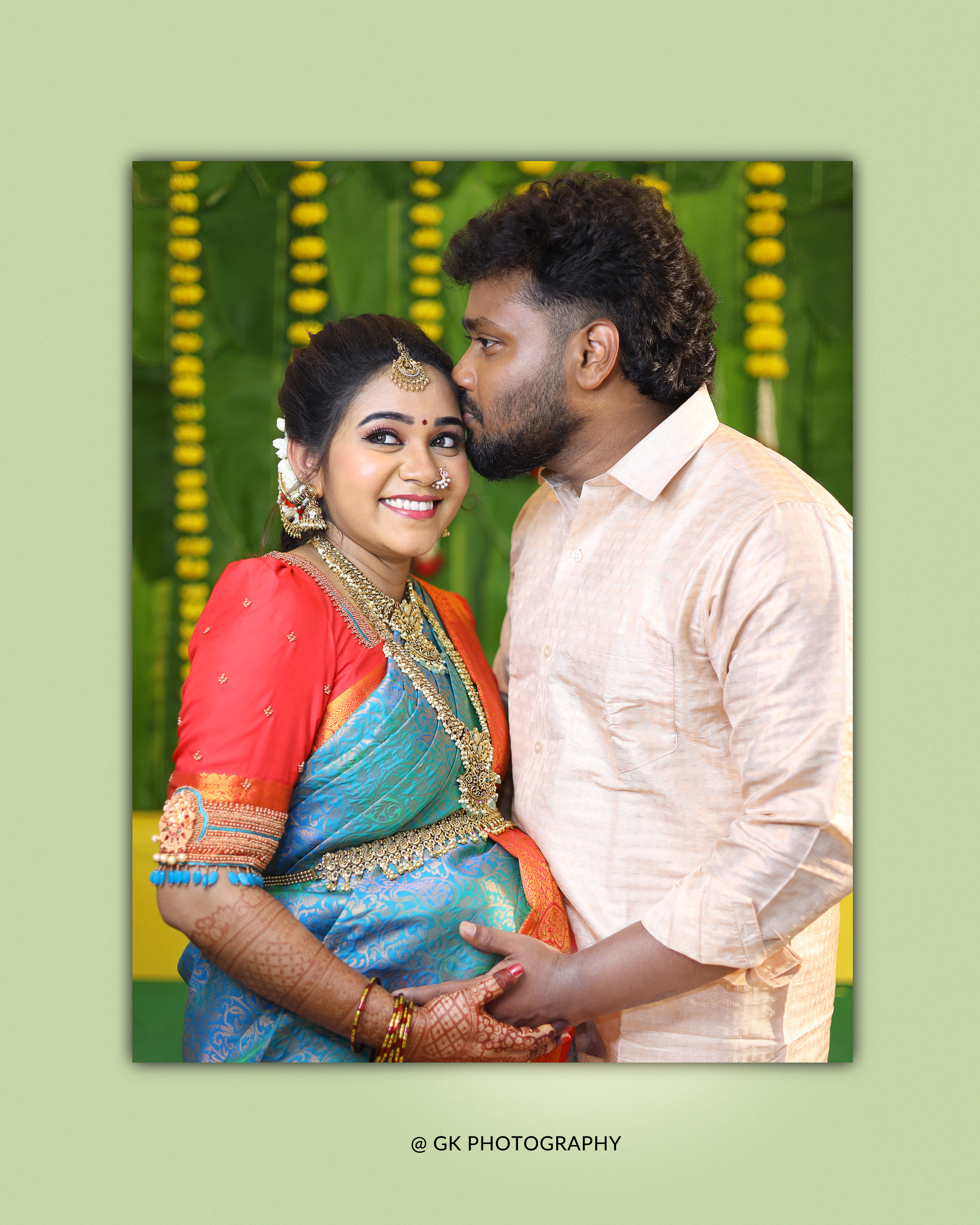Candid baby shower moments captured by GK Photography Madurai